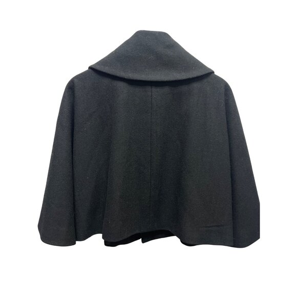 Express Y2K Cropped 3/4 Sleeve Wool Swing Jacket - Picture 6 of 7